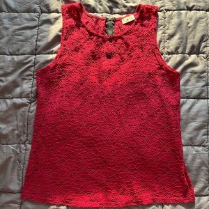 Free Kisses Lace Tank Top